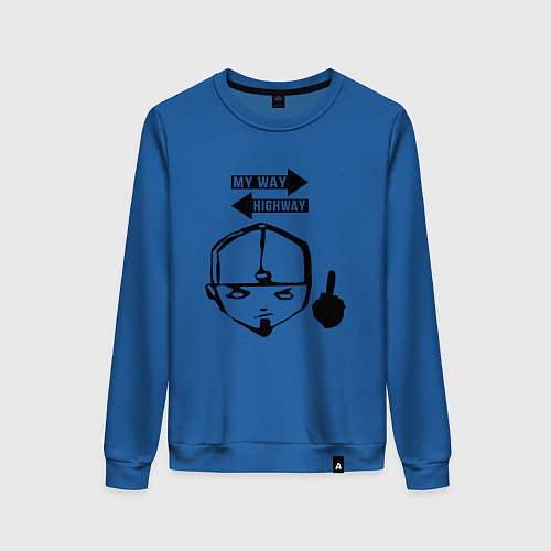 Женский свитшот LIMP BIZKIT / Синий – фото 1