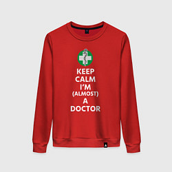 Женский свитшот Keep calm I??m a doctor