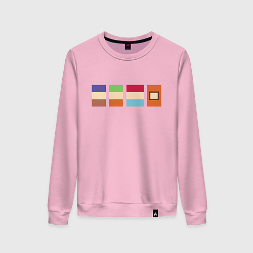 Женский свитшот ЮЖНЫЙ ПАРК / Светло-розовый – фото 1