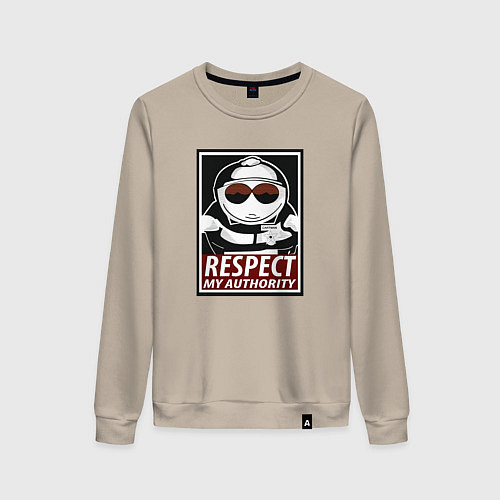 Женский свитшот ЮЖНЫЙ ПАРК / Миндальный – фото 1