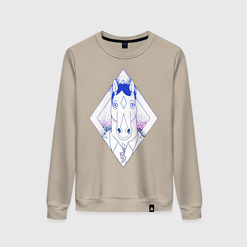 Женский свитшот BoJack Horseman / Миндальный – фото 1