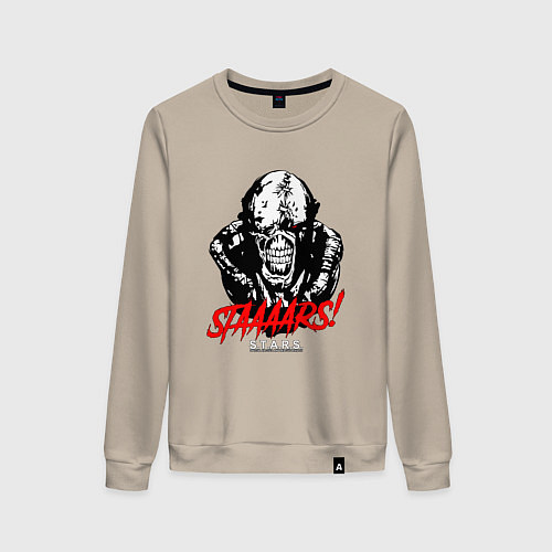 Женский свитшот STAAAAARS! / Миндальный – фото 1