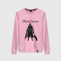 Свитшот хлопковый женский Bloodborne, цвет: светло-розовый