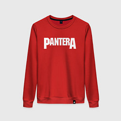Свитшот хлопковый женский PANTERA, цвет: красный