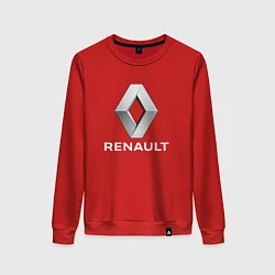 Свитшот хлопковый женский RENAULT, цвет: красный