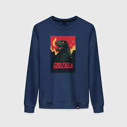 Женский свитшот Godzilla