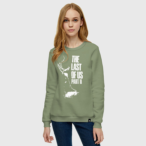 Женский свитшот Элли с гитарой / Авокадо – фото 3