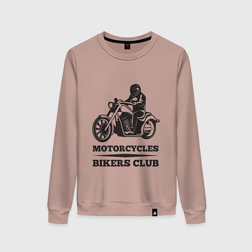 Женский свитшот Biker Z / Пыльно-розовый – фото 1
