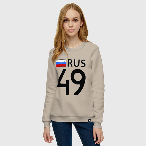 Женский свитшот RUS 49 / Миндальный – фото 3