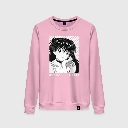 Женский свитшот Аска ева 02 / Светло-розовый – фото 1
