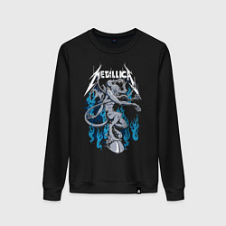 Женский свитшот Metallica - черт