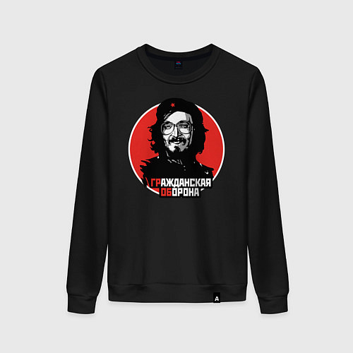 Женский свитшот Гражданская оборона / Черный – фото 1