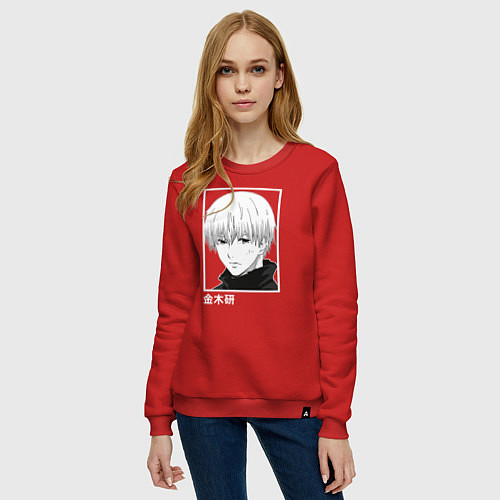 Женский свитшот Кен Канеки / Красный – фото 3