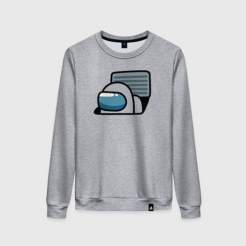 Женский свитшот AMONG US / Меланж – фото 1