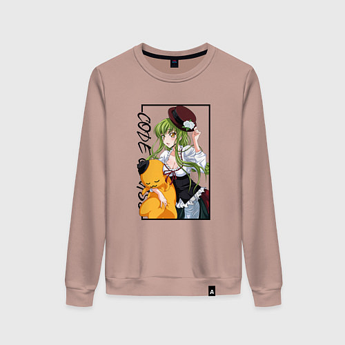Женский свитшот C C Код Гиас / Пыльно-розовый – фото 1