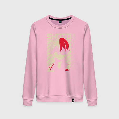 Женский свитшот Моя геройская академия / Светло-розовый – фото 1