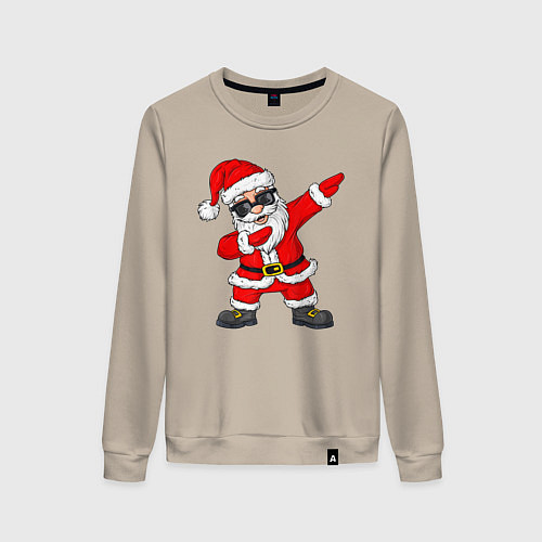 Женский свитшот Dabing Santa / Миндальный – фото 1