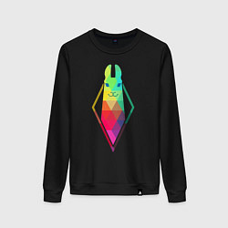 Свитшот хлопковый женский THE SIMS, цвет: черный