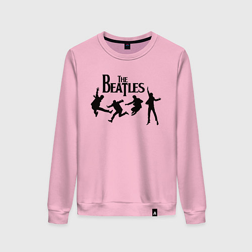 Женский свитшот The Beatles / Светло-розовый – фото 1