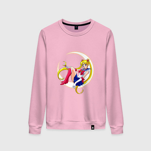 Женский свитшот Sailor Moon / Светло-розовый – фото 1