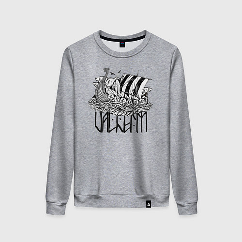Женский свитшот Valheim / Меланж – фото 1