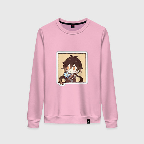 Женский свитшот Чжун Ли / Светло-розовый – фото 1