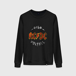 Женский свитшот AC DC HIGH VOLTAGE