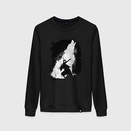 Женский свитшот DARK SOULS ТЁМНЫЕ ДУШИ / Черный – фото 1