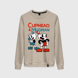 Женский свитшот Cuphead & Mugman