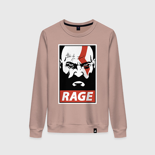 Женский свитшот RAGE GOW / Пыльно-розовый – фото 1