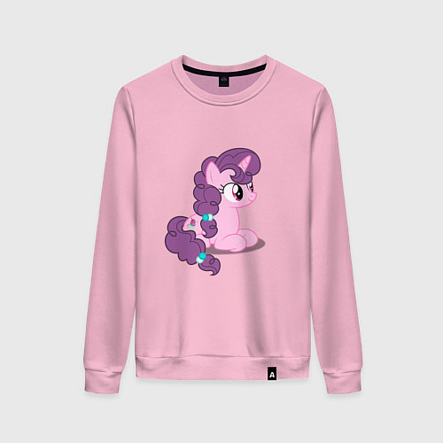 Женский свитшот Pony Pink Mammal Purple - Litt / Светло-розовый – фото 1