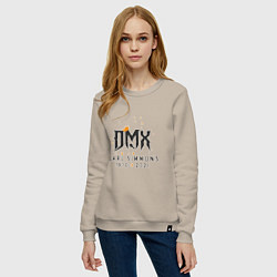 Свитшот хлопковый женский King DMX, цвет: миндальный — фото 2