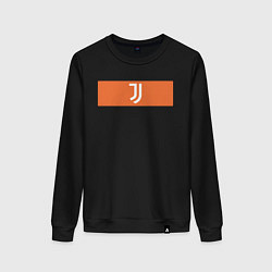 Свитшот хлопковый женский Juventus Tee Cut & Sew 2021, цвет: черный