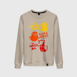 Женский свитшот Символы школ Haikyu!!