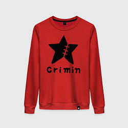 Свитшот хлопковый женский Crimin бренд One Piece, цвет: красный