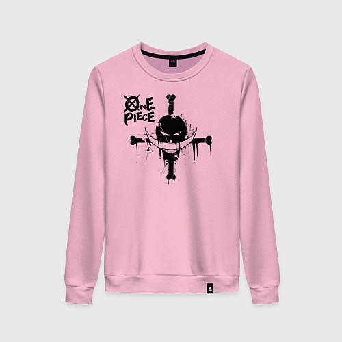 Женский свитшот Пираты Белоуса One Piece / Светло-розовый – фото 1