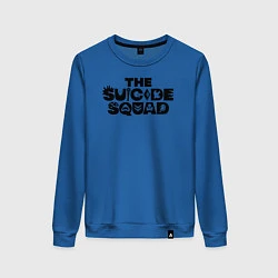 Свитшот хлопковый женский The Suicide Squad, цвет: синий