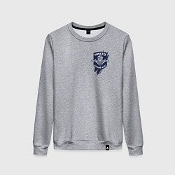 Свитшот хлопковый женский ВДВ Никто, кроме нас!, цвет: меланж