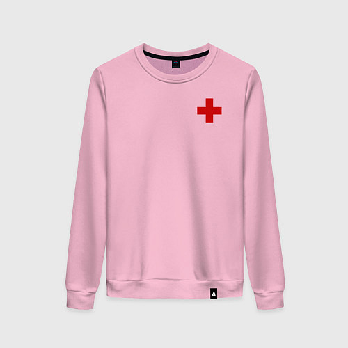 Женский свитшот Hospital Classic / Светло-розовый – фото 1