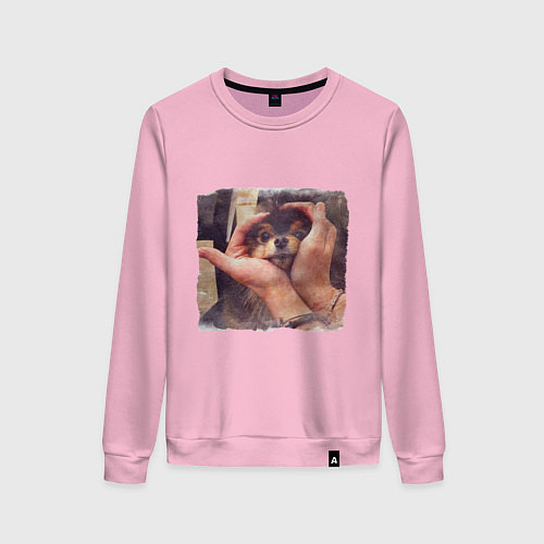 Женский свитшот 8 мембер / Светло-розовый – фото 1