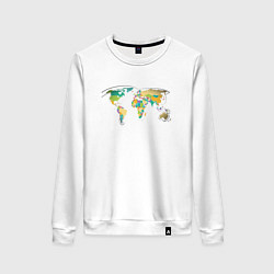 Женский свитшот World Cat