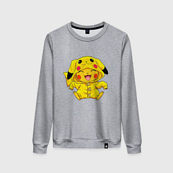 Женский свитшот Милый пикачу