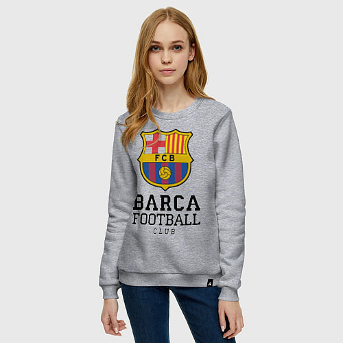 Женский свитшот Barcelona Football Club / Меланж – фото 3