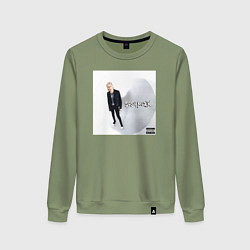 Свитшот хлопковый женский Платина - Sosa Muzik, цвет: авокадо