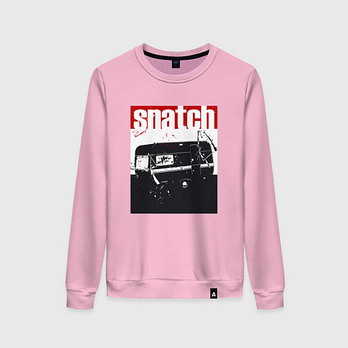 Женский свитшот Большой куш Гай Ричи / Светло-розовый – фото 1