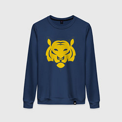 Свитшот хлопковый женский Yellow Tiger, цвет: тёмно-синий