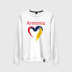 Женский свитшот Armenia Heart