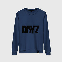 Свитшот хлопковый женский DayZ, цвет: тёмно-синий