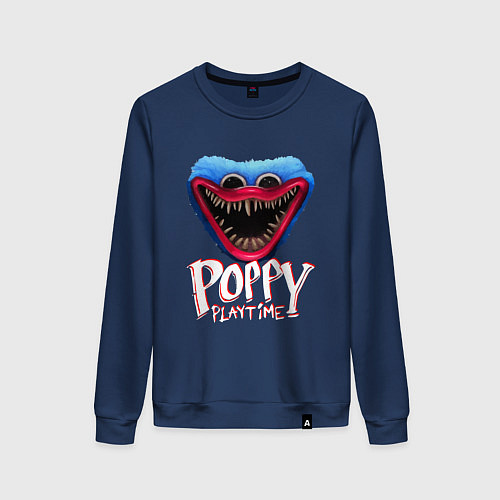 Женский свитшот Poppy Playtime: Monster / Тёмно-синий – фото 1
