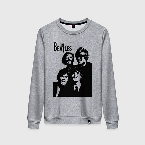 Женский свитшот Выше них только звёзды! / Меланж – фото 1